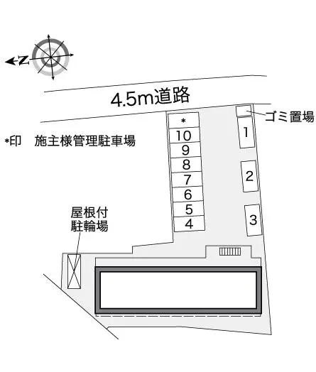 ★手数料０円★富田林市昭和町 月極駐車場